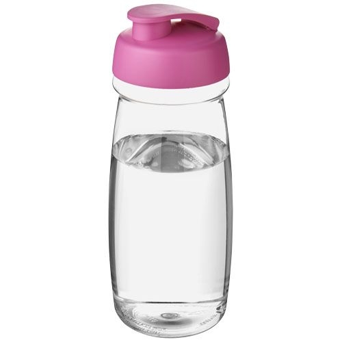 PF210054-23H2O Active® Pulse 600 ml Sportflasche mit Klappdeckel_ transparent_rosa