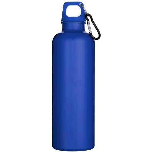 PF100878-6Oregon 750 ml einfarbige RS-zertifizierte Wasserflasche aus recyceltem Kunststoff mit Karabinerhaken