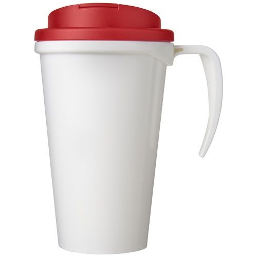 PF210420-9Brite-Ameriano® Grande 350 ml Isolierbecher mit auslaufsicherem Schraubverschluss_ weiss_rot