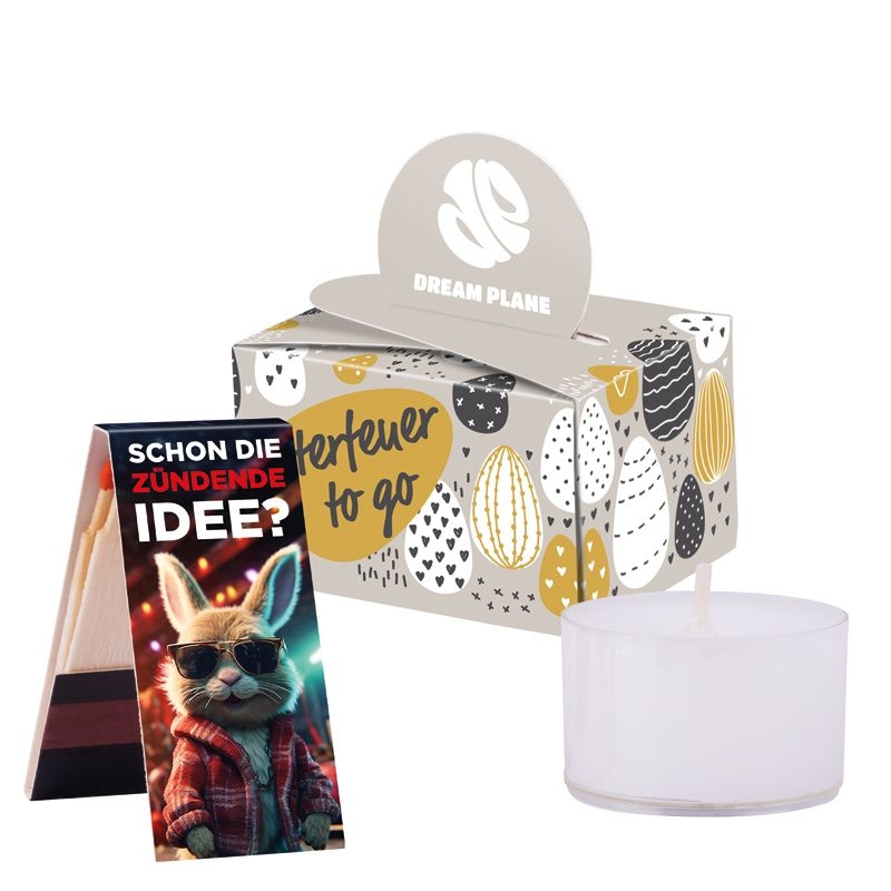 JG30038-1Geschenkbox Mini Ostern_ Teelicht _ Streichhoelzer