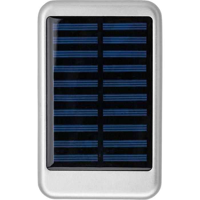GI1262004-32Aluminium Solar-Powerbank Tycho_ silber