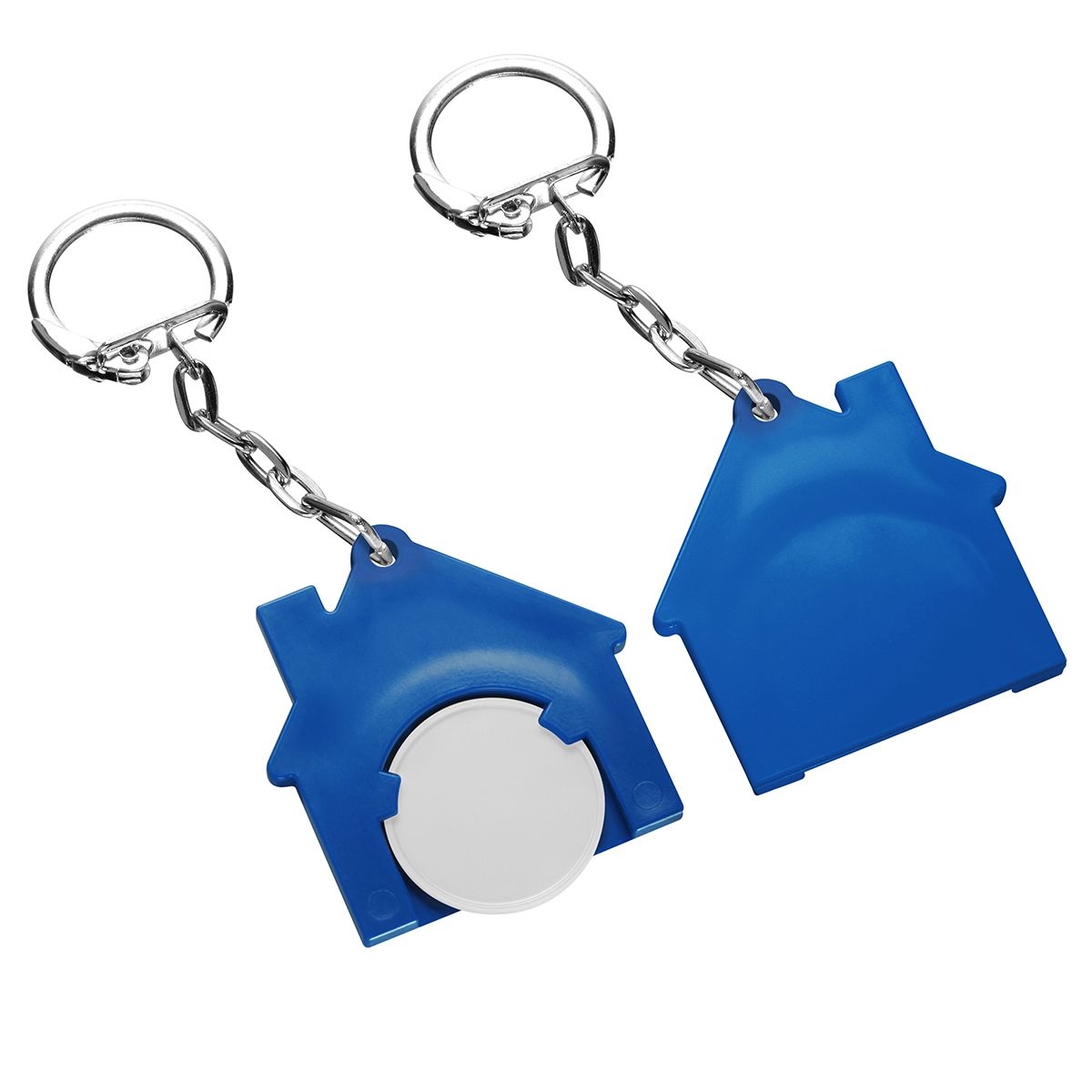 HE7516K-0-3Chiphalter mit 1€-Chip _Haus_ weiss_ blau