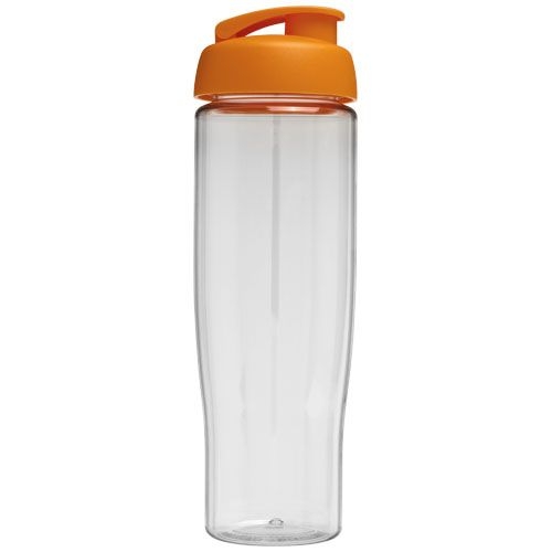 PF210040-8H2O Active® Tempo 700 ml Sportflasche mit Klappdeckel_ transparent_orange