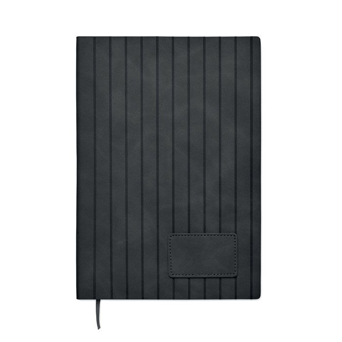 MO2663-03Tintray DIN A5 Smokey Notizbuch PU_ schwarz