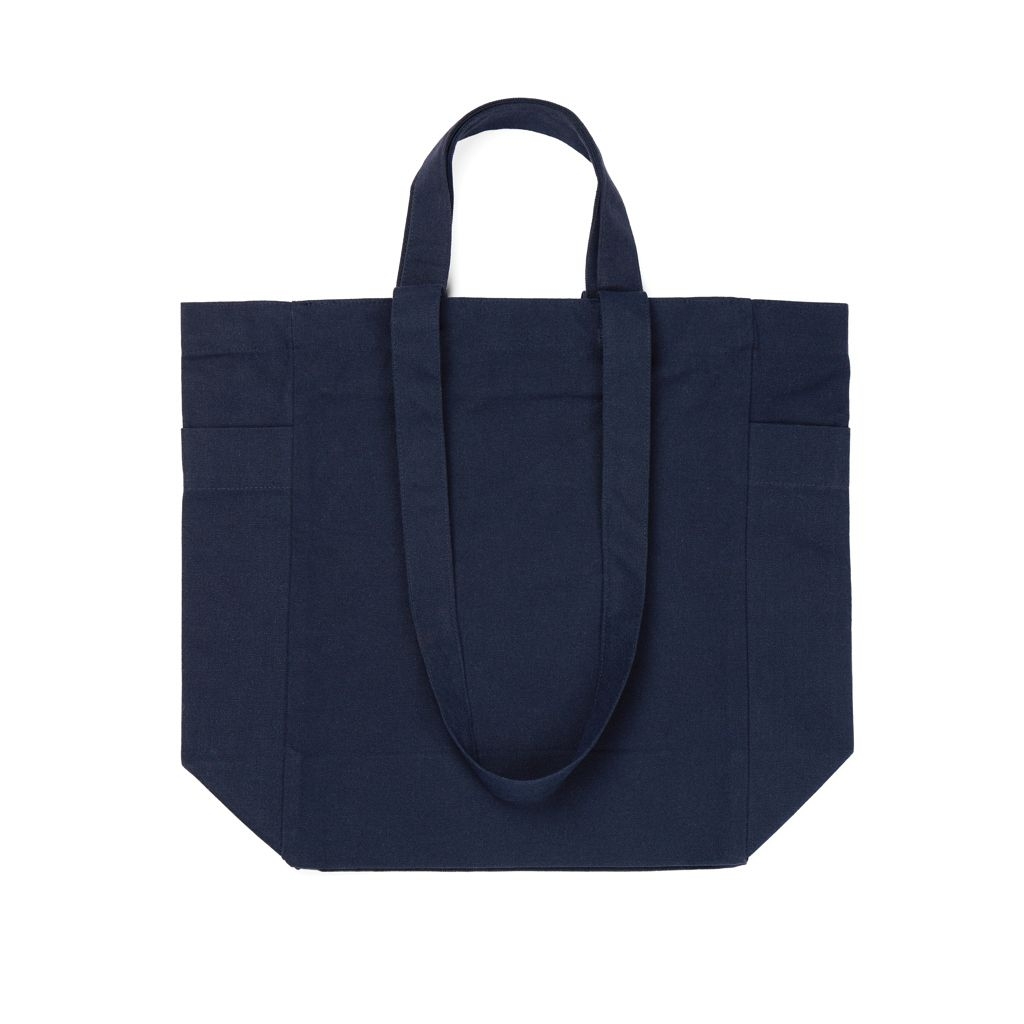 XDV76205-25VINGA Hilo AWARE™ Tasche mit Reissverschluss aus rec. Canvas_ navy blau