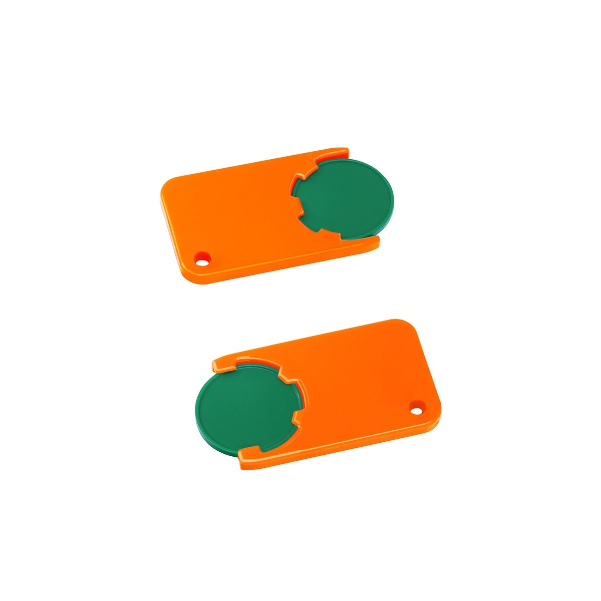 HE7454-2-5Chiphalter mit 1€-Chip _Beta_ gruen_ orange