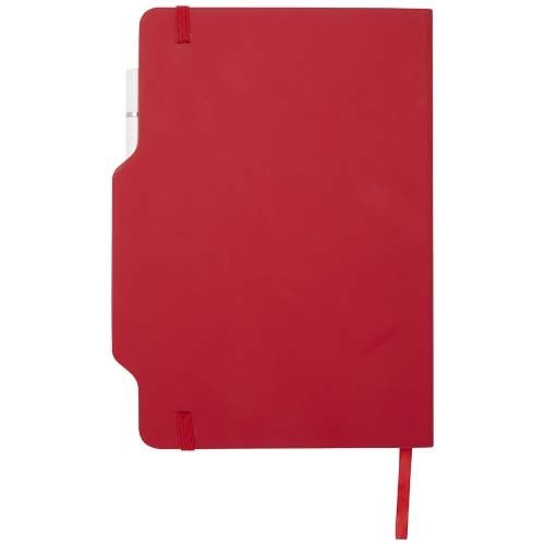 PF107969-1Nexus A5 Hardcover Notizbuch mit Kugelschreiber und Bleistiftset _schwarze Mine_ rot