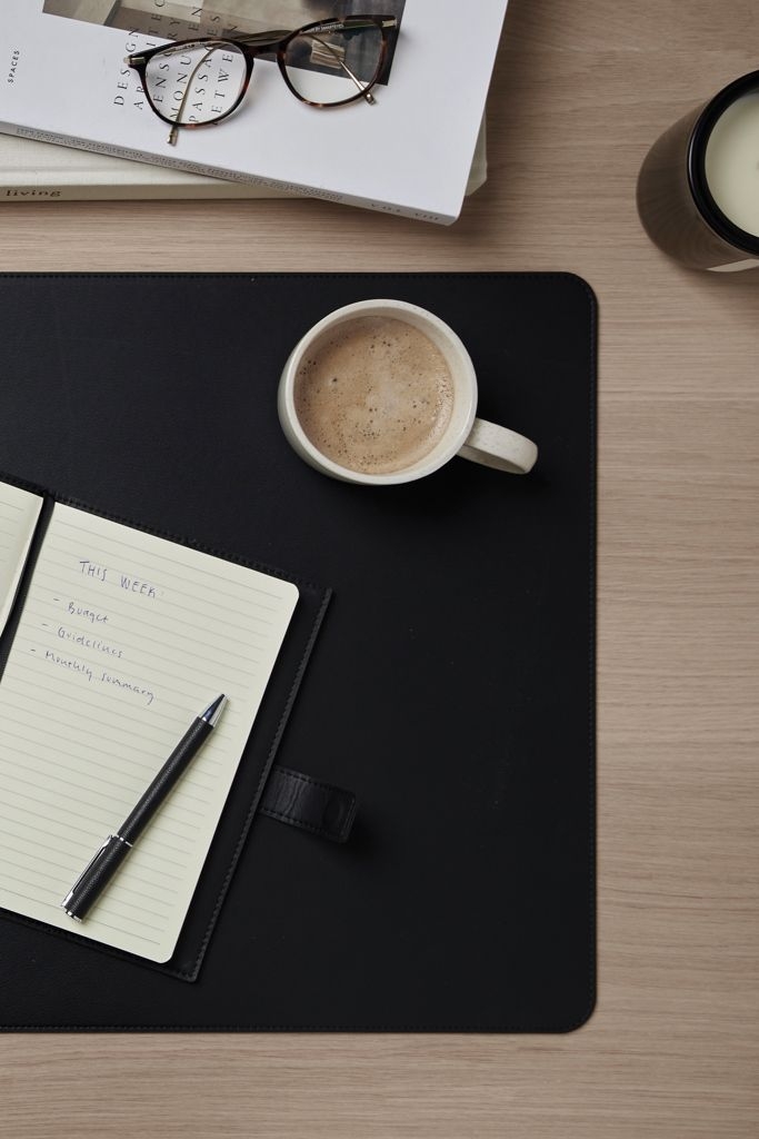 XDV30003-01VINGA Timo Schreibtischunterlage aus RCS rec. rPET_ schwarz