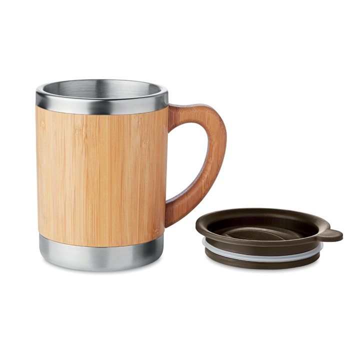 MO9689-40Mokka Dubbelwandige drinkbeker 300ml_ holz