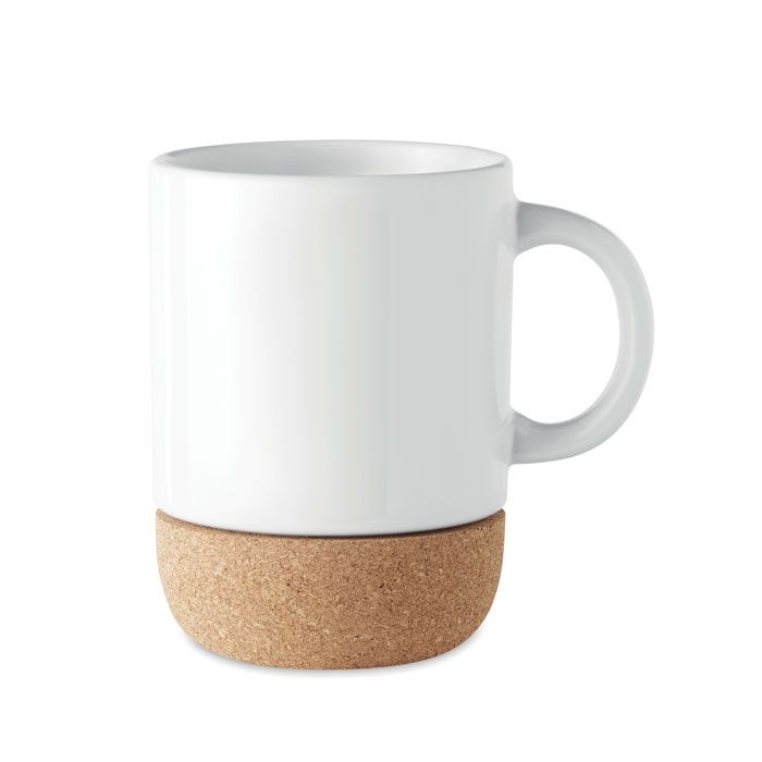 MO6323-06Subcork Keramikbecher Subli mit Kork_ weiss
