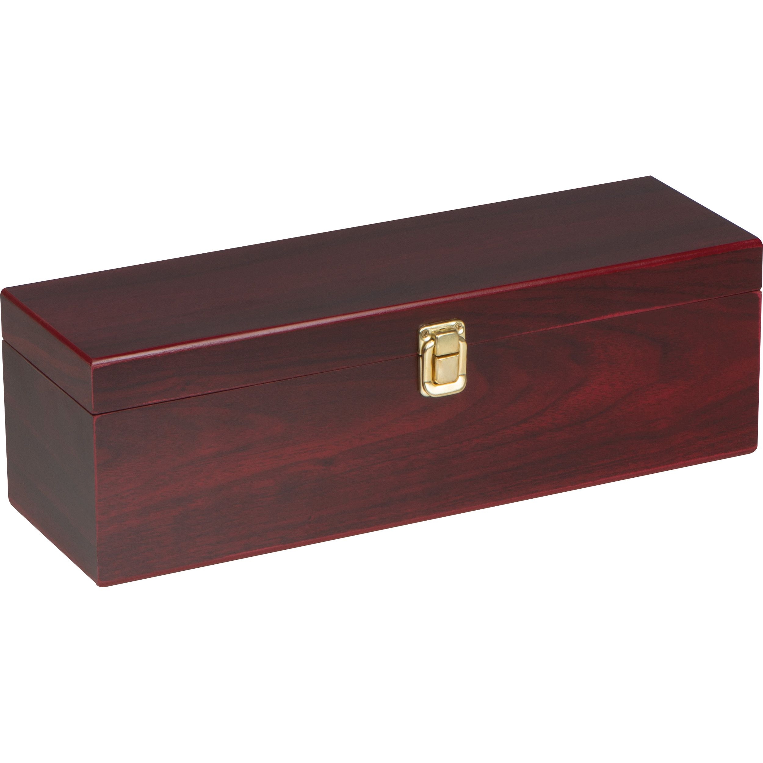 MA84007-01Weinbox aus Holz fuer 1 Flasche  GRAHAM_ braun