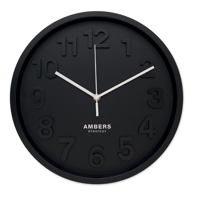 MO2851-03Muro Wanduhr aus PP_ schwarz