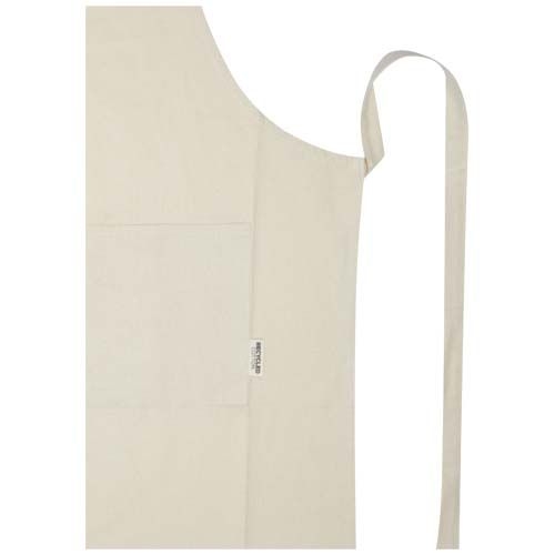 PF113325-4Nia 200 g_m² Schuerze aus recycelter Baumwolle_ heather gruen