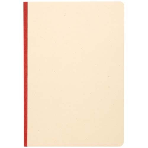 PF106125-1Liliana A5 Zuckerrohr und RPET Softcover Notizbuch_ ziegelstein