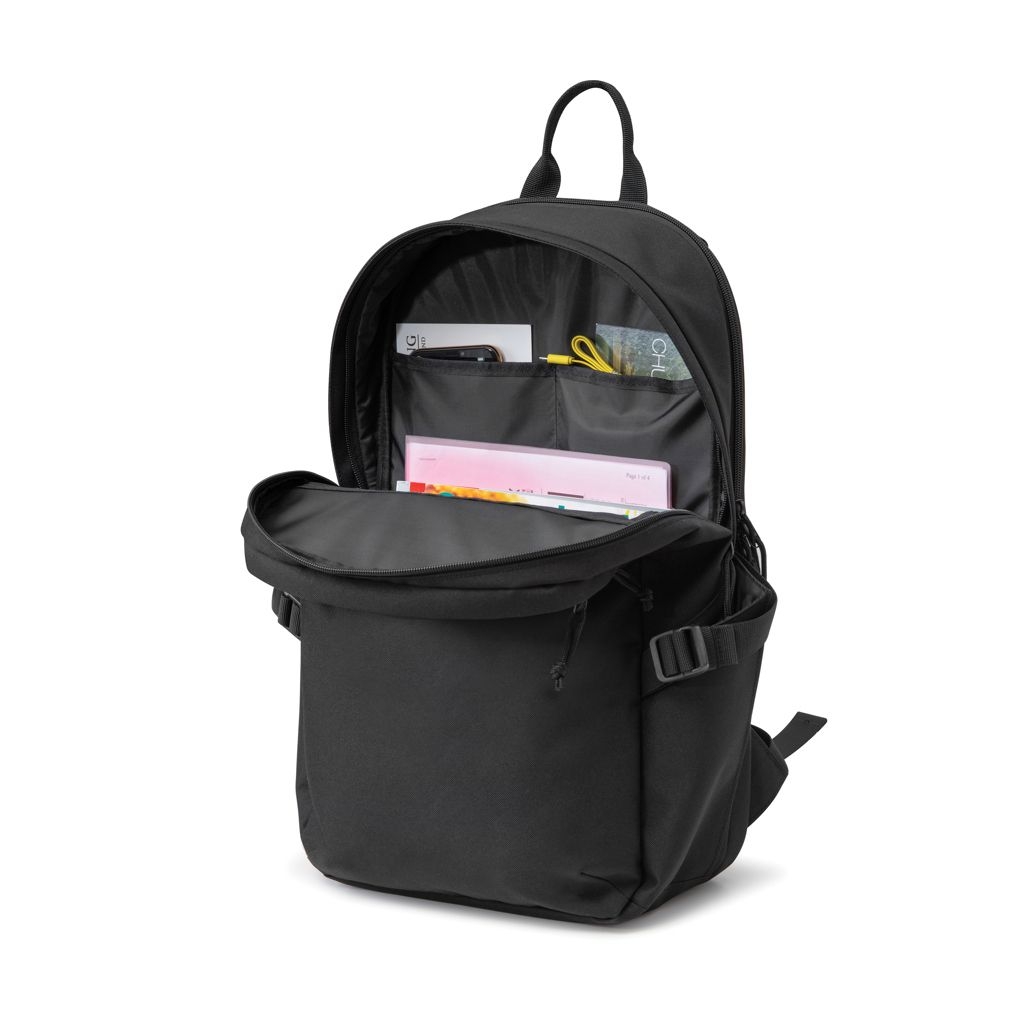 XD100806-001Renew AWARE™ rPET 15'' Laptop-Rucksack_ schwarz