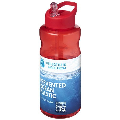 PF210179-6H2O Active® Eco Big Base 1L Sportflasche mit Ausgussdeckel _ rot_rot