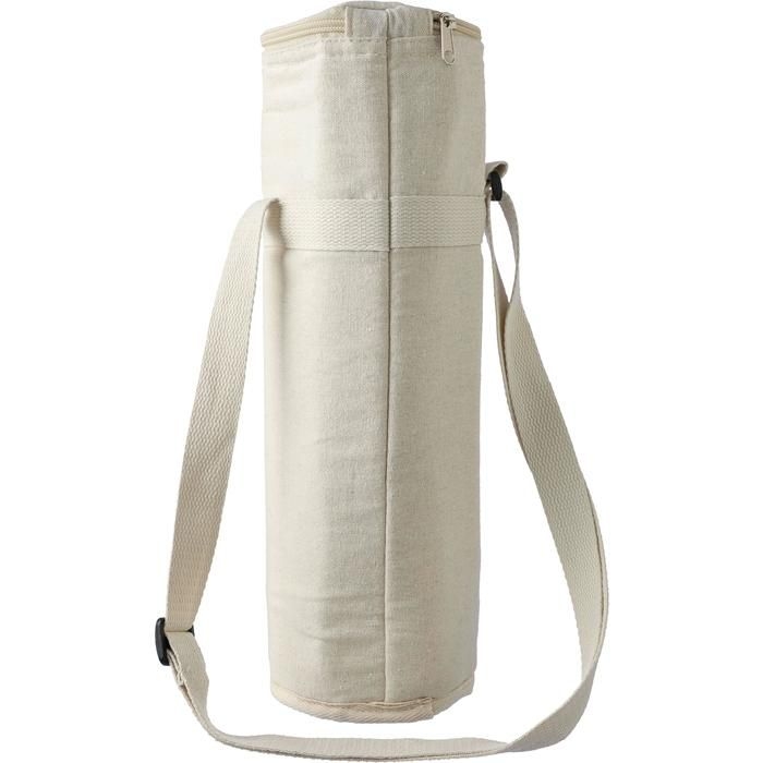 GI1172251-13Kuehltasche fuer Flaschen aus recycelter Baumwolle _270 g_m2_ Eugene_ khaki