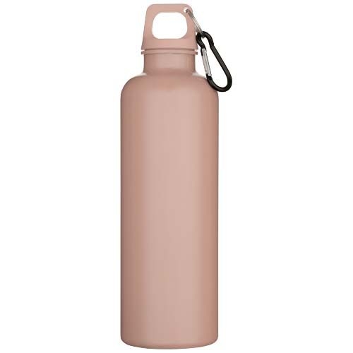 PF100878-4Oregon 750 ml einfarbige RS-zertifizierte Wasserflasche aus recyceltem Kunststoff mit Karabinerhaken