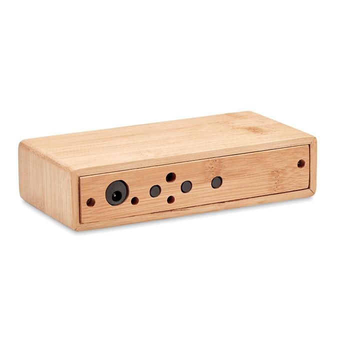 MO6139-40Moro Tischuhr mit Ladestation_ holz