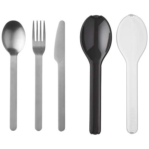 PF130424-1Mepal Ellipse Besteckset _ schwarz