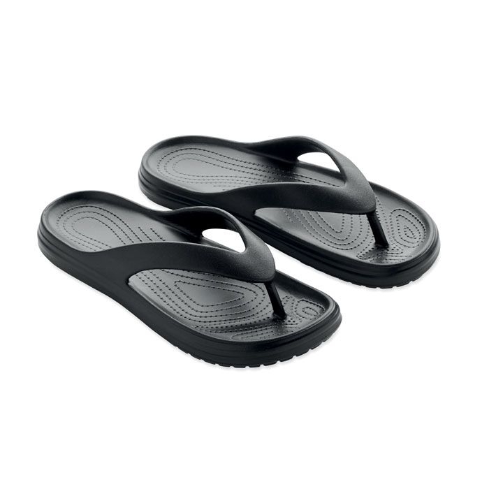 MO2894-03Evaslip Zehensandalen Groesse 40_41_ schwarz