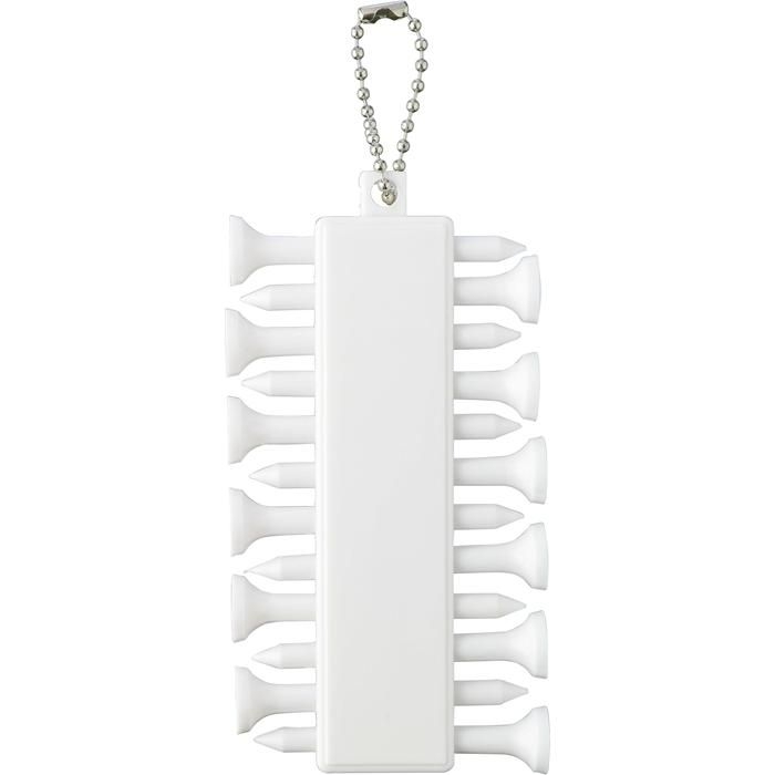 GI1267823-02Golftee-Set Aveline aus recyceltem ABS_ weiss