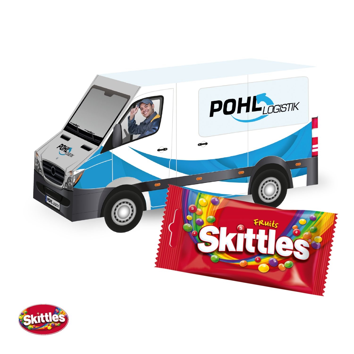 CD917103D Praesent _Transporter_ mit Skittles®