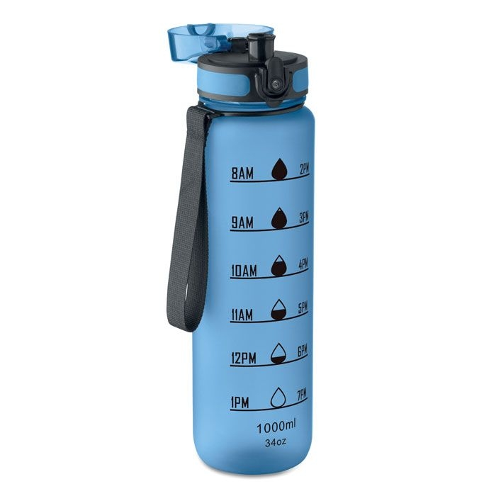 MO2672-52Isforden Mark Sport-Trinkflasche RPET 1L_ transparent hellblau