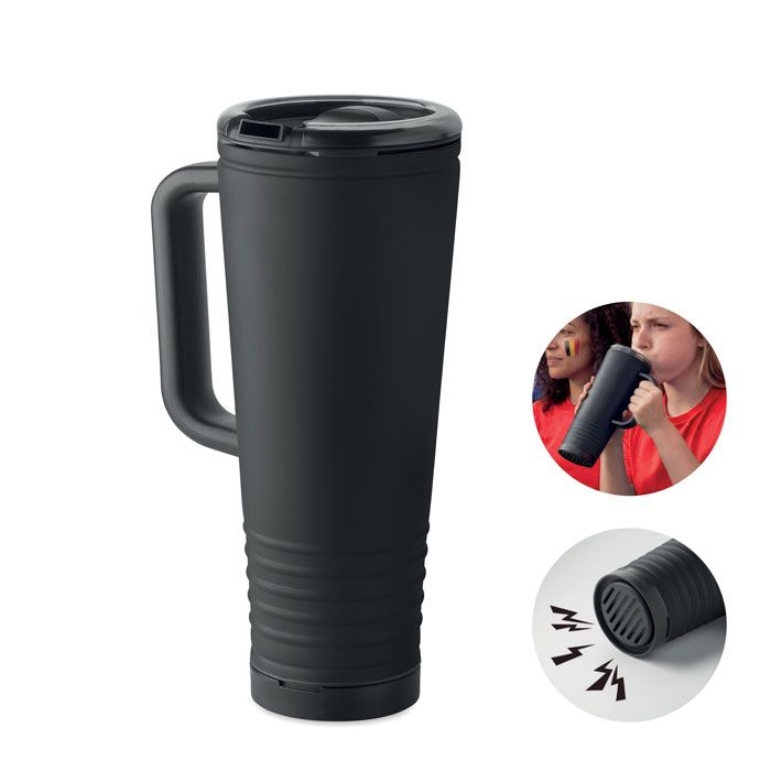 MO2995-03Howler Cup Doppelwandiger Becher 700ml_ schwarz