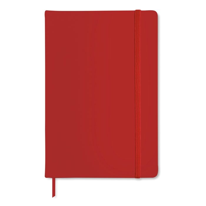 MO1800-05Notelux DIN A6 Notizbuch_ liniert_ rot