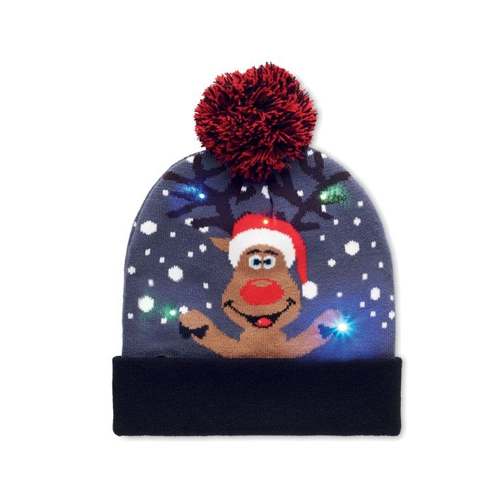 CX1539Shimas Light Weihnachtliche Strickmuetze LED