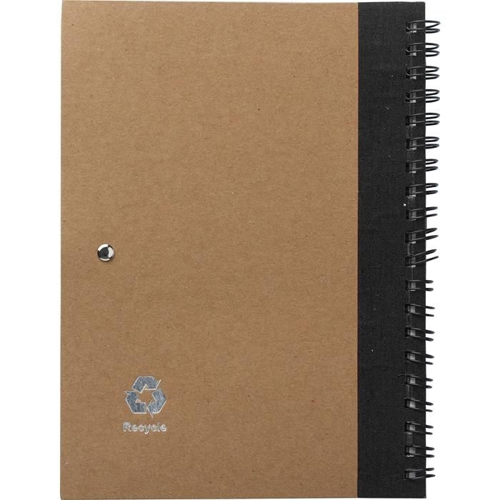 GI2715-05Notizbuch aus recyceltem Papier Stella_ blau