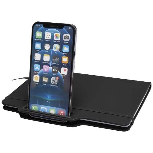 PF107969-4Nexus A5 Hardcover Notizbuch mit Kugelschreiber und Bleistiftset _schwarze Mine_ schwarz