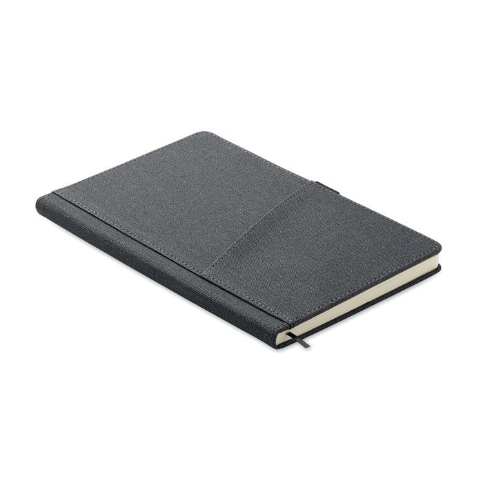 MO2285-15Cinco A5 notebook PU front pocket_ steingrau