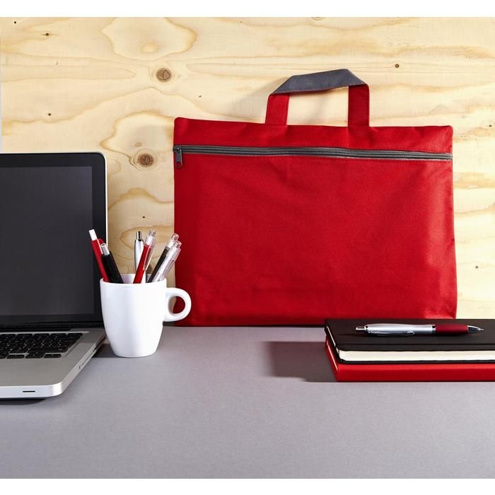 GI5235-03Dokumententasche aus Polyester Elfrieda_ grau