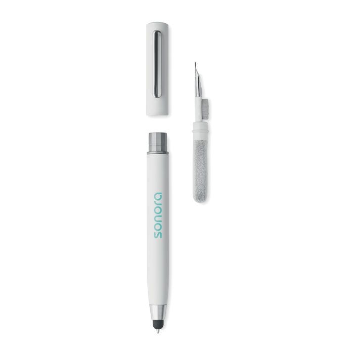 MO6936-06Cleanpen Kuli mit Reinigungs-Set_ weiss