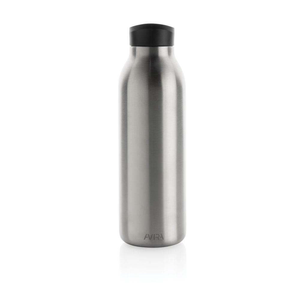 XDP438.00-2Avira Avior RCS recycelte Stainless-Steel Flasche 500ml_ silber