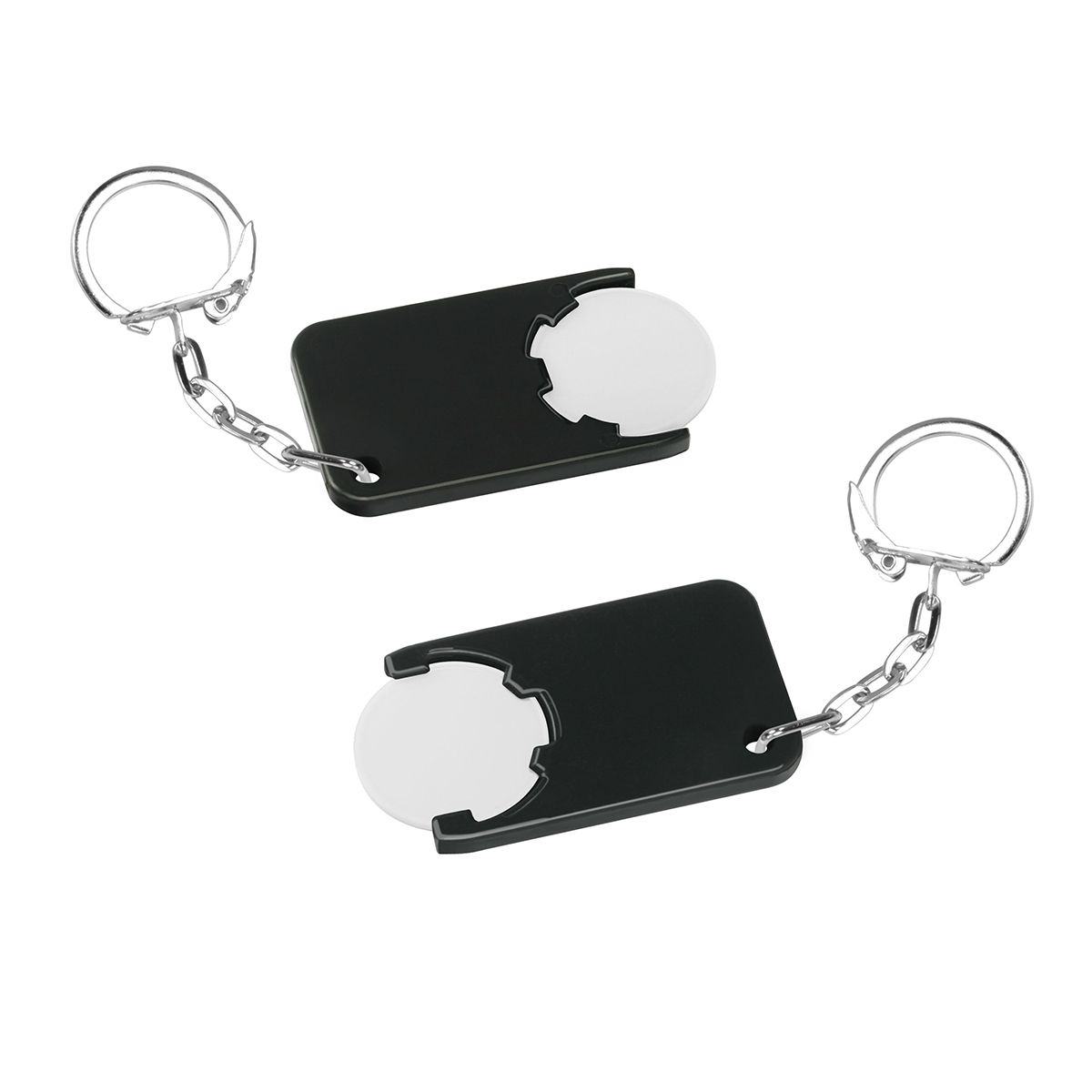 HE7454K-0-6Chiphalter mit 1€-Chip _Beta_ weiss_ schwarz