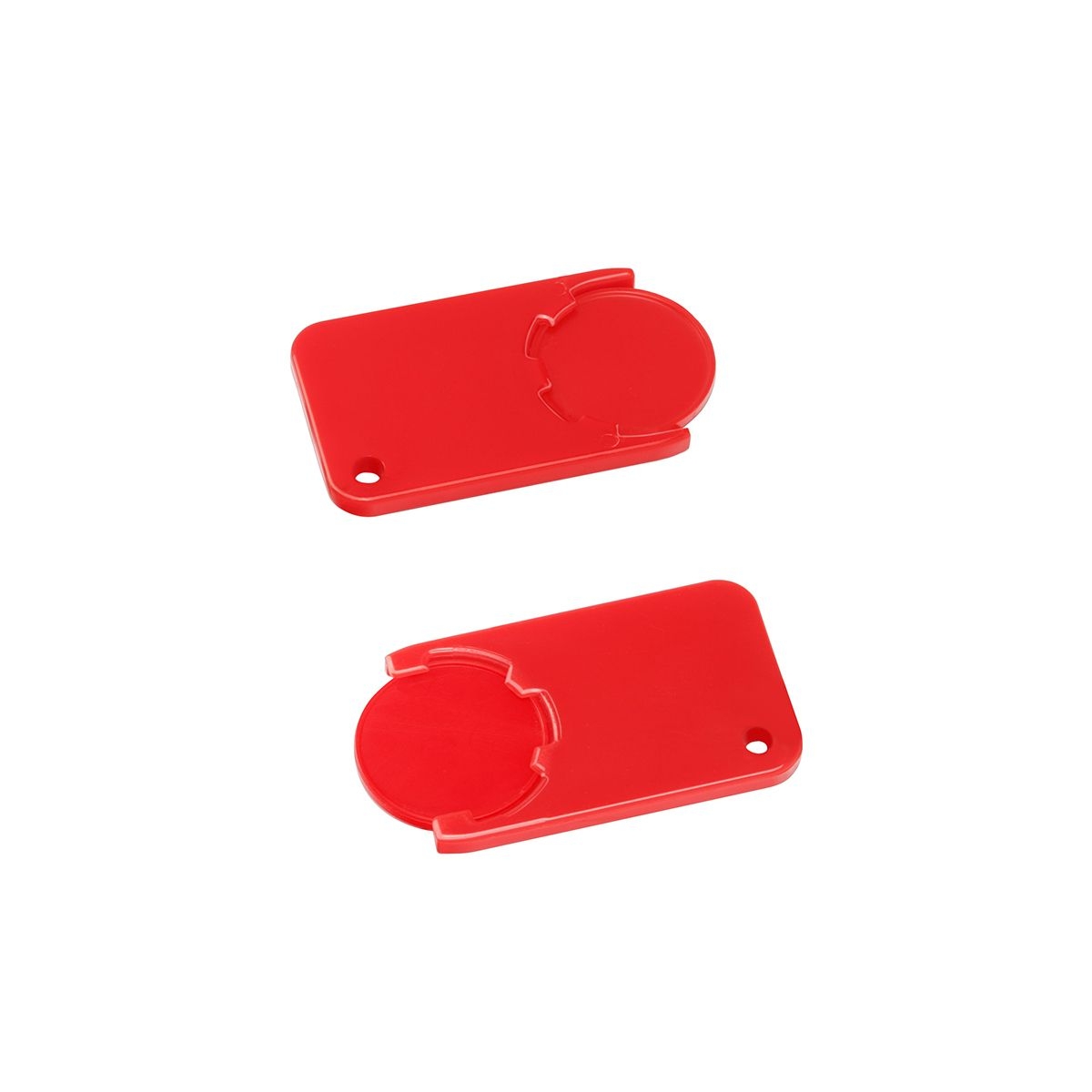 HE7454-1-1Chiphalter mit 1€-Chip _Beta_ rot_ rot