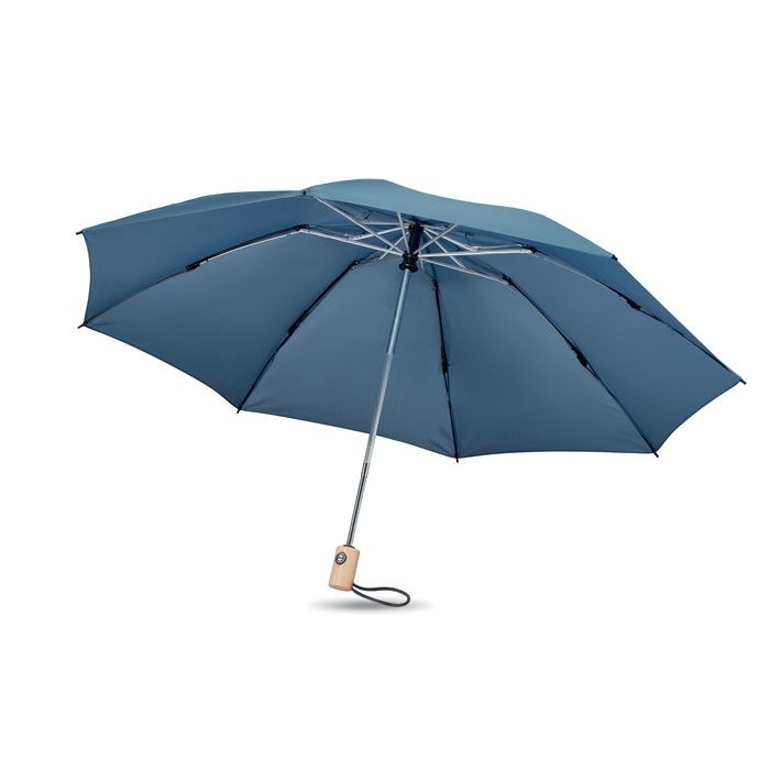 MO6265-04Leeds Regenschirm 23'' RPET_ blau