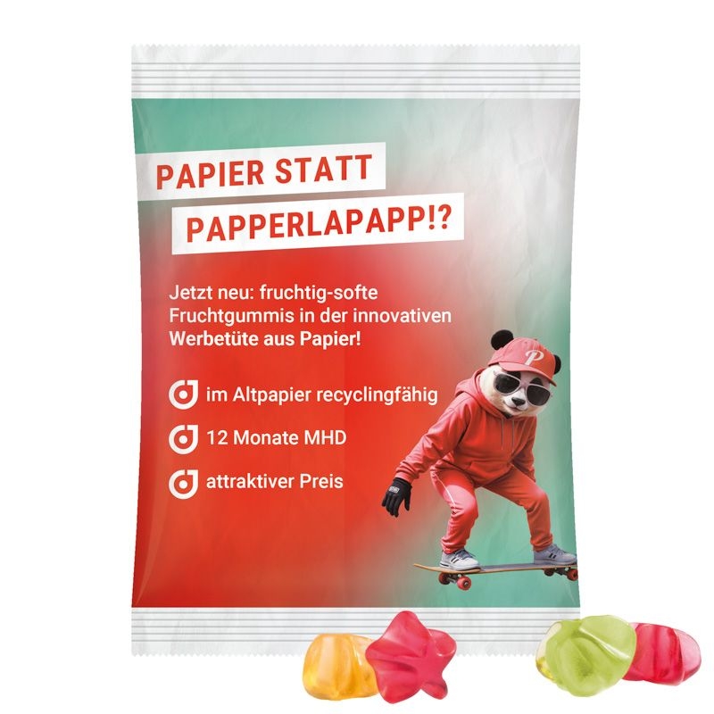 JG18064-3Maxituete 50 g Trolli Fruchtgummi Standardformen_ Stern_ weiss