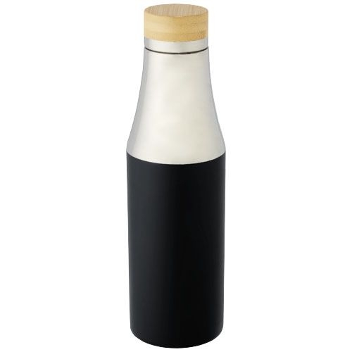 PF100667-4Hulan 540 ml Kupfer-Vakuum Isolierflasche mit Bambusdeckel_ schwarz