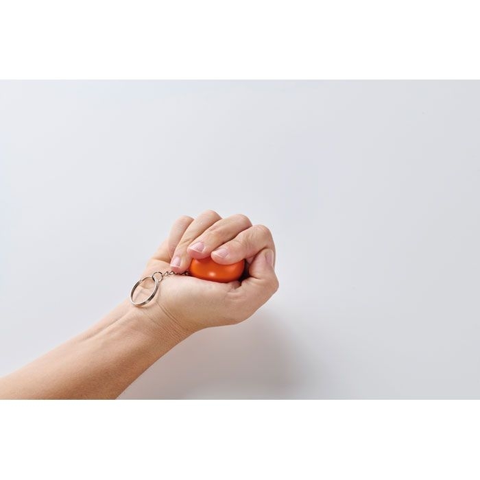 MO2454-10Cirkely Schluesselring Kugelform PU_ orange