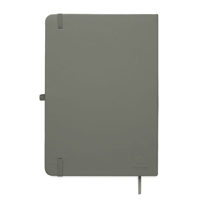MO3124-15Arcoloop DIN A5 Notizbuch recy. PU_ steingrau