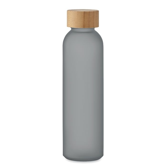 MO2105-27Abe Glasflasche 500 ml_ transparent grau