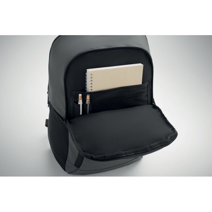 MO2684-15Korovin 15_ Laptop-Rucksack PU_ steingrau