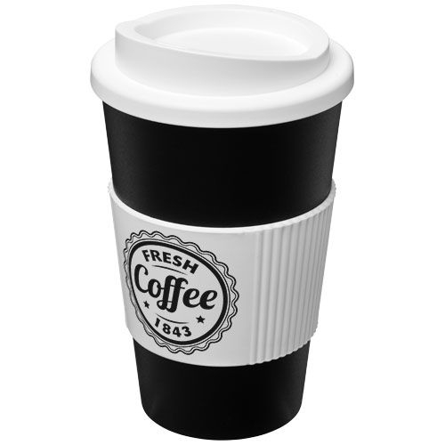 PF210002-2Americano® 350 ml Isolierbecher mit Schutzring_ schwarz_weiss