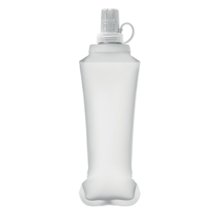 MO2962-26Biter Faltbare Wasserflasche 500ml_ transparent weiss