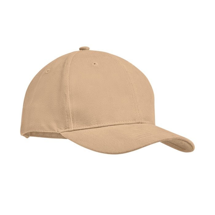 MO9643-13Tekapo Baseball cap 6 panels 270g_m²_ beige