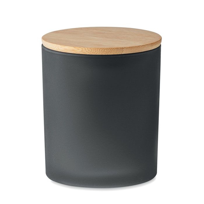 MO6621-03Keops Large Kerze im Glas 280 g_ schwarz